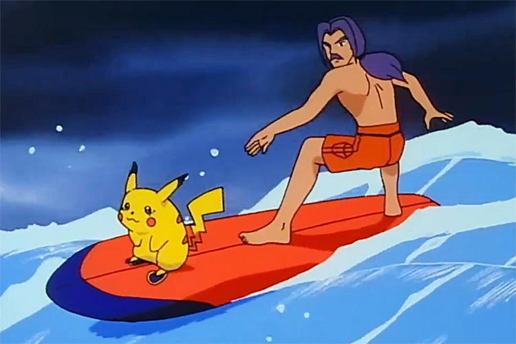 The Legend of the Surfing Pikachu: "The Pi-Kahuna"