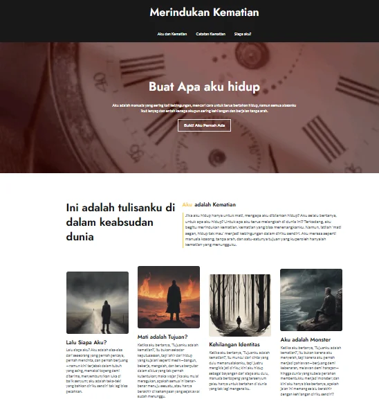 merindukan kematian website